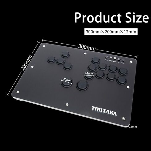 TIKITAKA S Series S15B-H تخطيط أزرار مقسمة أزرار نايلون مكرر عصا التحكم 15 مفتاحًا لجميع الأزرار، وحدة تحكم الممرات in Kuwait