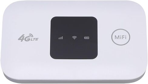 نقطة اتصال محمولة 4G LTE، راوتر واي فاي محمول، مودم 4G LTE مع تشفير WPA2، لا حاجة إلى بطاقة SIM ووصول سريع إلى الإنترنت يصل إلى 150 ميجابت في الثانية، مثالي للسفر والاستخدام المنزلي in Kuwait
