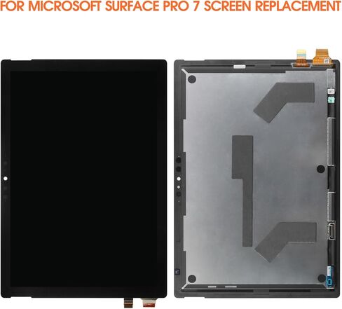 LCD for Microsoft Surface Pro 7 2019 Screen Replacement for Surface Pro 7 C02XR7Y9JG5H LCD Screen 1866,LP123WQ1,LP123WQ2 Touch Display Digitizer Assembly Repair Parts(Black No LCD Flex Conversion) in Saudi Arabia