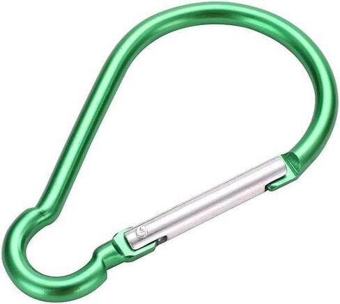 5Pcs 4" Aluminum Carabiner Clip Big Spring Snap Key Chain Hook for Outdoor Carabeaner Keychain Clip Great for Outdoors Keychains Gear Organization Backpacking, Dog Leash, Travel Accessories in Saudi Arabia