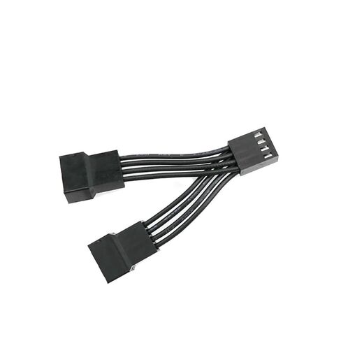 لوحة أم قصيرة للغاية 4pin PWM كابل الطاقة الفاصل 1007 22awg Fan Y ذكر إلى شاحن أنثي (15 سم) in Saudi Arabia