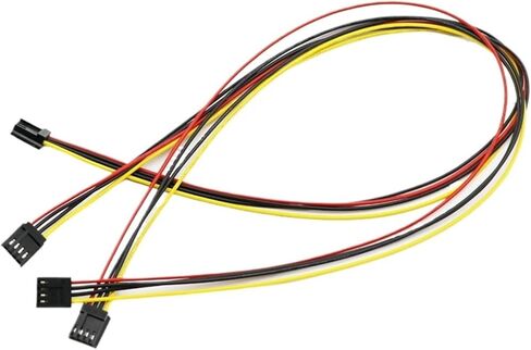 مرن 4Pin أنثى إلى 4pin صغير محول إمدادات الطاقة يؤدي كابل الحبل 1 قطعة-30 سنتيمتر 50 سنتيمتر (50 سنتيمتر) in Kuwait