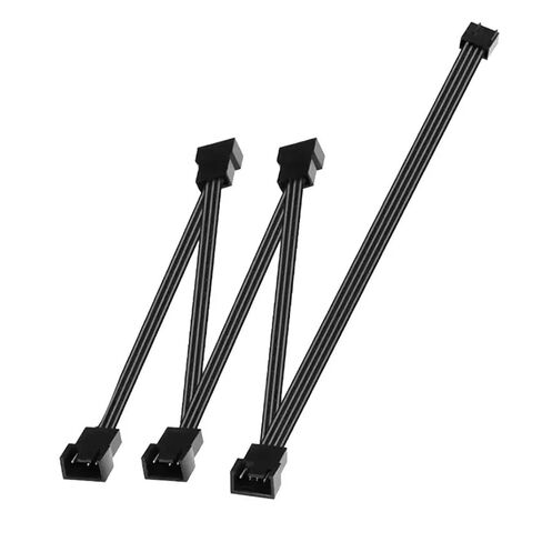 1x2x 3X 4X 5X 6x4pin Fan Extension Splitter Cable 4Pin PC CPU PWM Cooler Male to Female Power(1 to 2) in Saudi Arabia