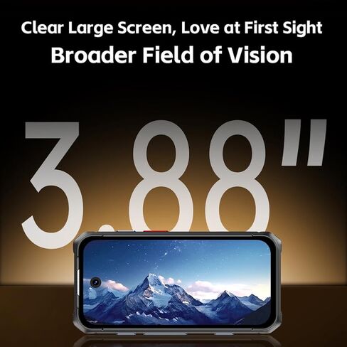 هاتف ذكي متين من Cutwif Mini 4G غير مقفل، 3.88 بوصة ثنائي شريحة الاتصال Android 12 هاتف صغير، هاتف محمول صغير، IP68 مقاوم للماء، 6 جيجابايت + 128 جيجابايت in Kuwait