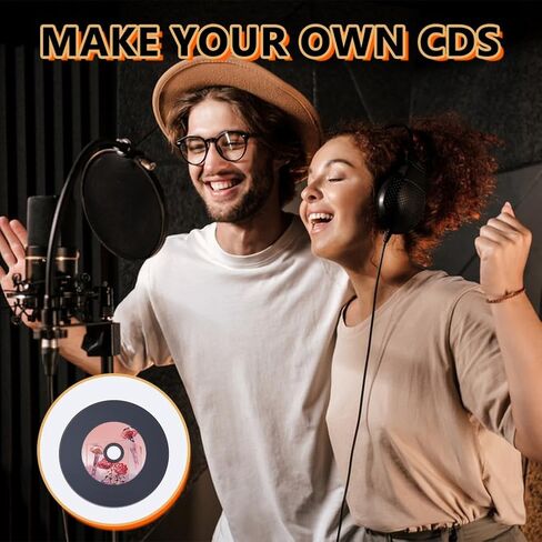 DICOSMETIC 25Pcs Blank Music Disc CD-R Blank Discs CD Recordable Media 700MB Storage 80 Minutes 52X Recordable Disc for Data and Music, Black in Saudi Arabia