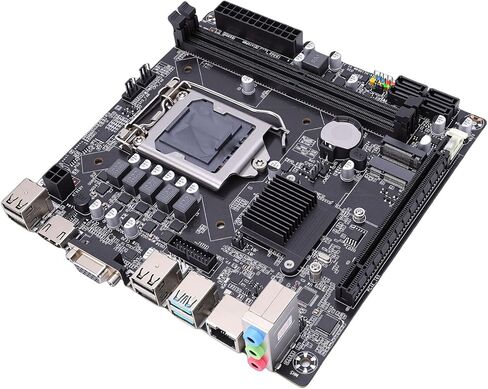 Tangxi H110 Gaming Motherboard, Mini ITX Computer Motherboard, LGA 1151, Dual Channel DDR4, M.2 Nvme Hard Drive & M.2 WiFi Slot, 6Gb / s Serial ATA3.0, PCI E X16, I/O Ports in Saudi Arabia