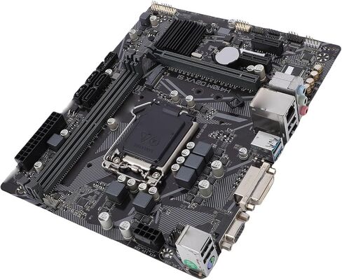 اللوحة الأم للكمبيوتر Tangxi H410M D2VX SI، اللوحة الأم لسطح المكتب M ATX مع فتحتين DDR4 DIMM لوحدة المعالجة المركزية LGA 1200 الجيل العاشر، تدعم 2933 2666 2400 2133 ميجا هرتز، مخرج VGA DVI in Saudi Arabia