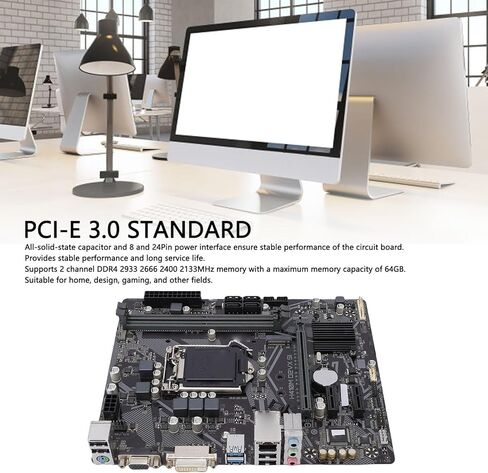 اللوحة الأم للكمبيوتر Tangxi H410M D2VX SI، اللوحة الأم لسطح المكتب M ATX مع فتحتين DDR4 DIMM لوحدة المعالجة المركزية LGA 1200 الجيل العاشر، تدعم 2933 2666 2400 2133 ميجا هرتز، مخرج VGA DVI in Saudi Arabia