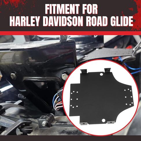 استبدال دعامة تثبيت مكبر الصوت BC-AMP04 لـ Harley Davidson Road Glide 2015-2026 in Saudi Arabia