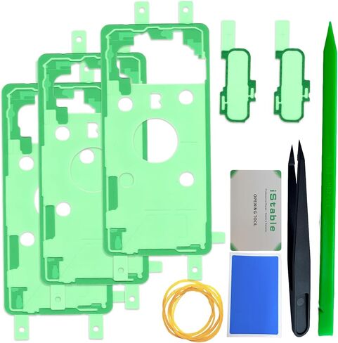Back Cover Adhesive Tape Compatible with Samsung Galaxy S9+ Plus Rear Battery Door Housing Replacement Sticker Strips SM-G965 U/W (3 Pack) in Saudi Arabia