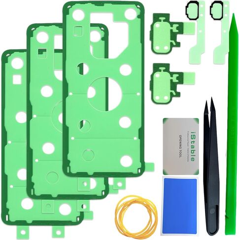 Back Cover Adhesive Tape Compatible with Samsung Galaxy S9+ Plus Rear Battery Door Housing Replacement Sticker Strips SM-G965 U/W (3 Pack) in Saudi Arabia