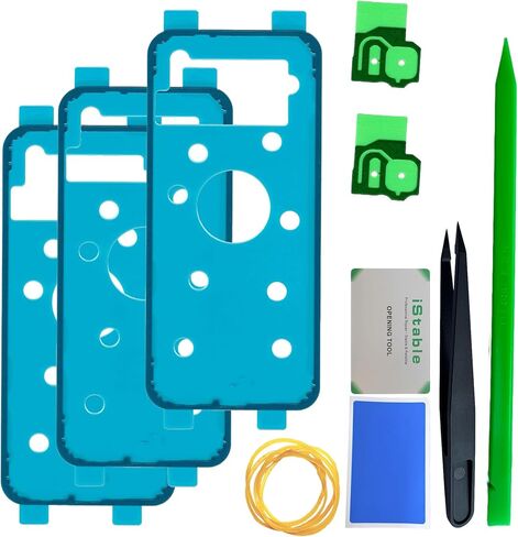 Back Cover Adhesive Tape Compatible with Samsung Galaxy S9+ Plus Rear Battery Door Housing Replacement Sticker Strips SM-G965 U/W (3 Pack) in Saudi Arabia