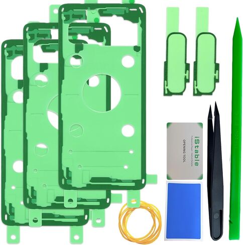 Back Cover Adhesive Tape Compatible with Samsung Galaxy S9+ Plus Rear Battery Door Housing Replacement Sticker Strips SM-G965 U/W (3 Pack) in Saudi Arabia