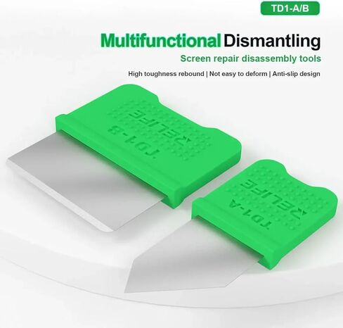 2Pcs LCD Screen Repair Disassembly Tools，Electronics Prying & Opening Tool，Spudger Opening Pry Tool,Anti-Slip LCD Screen Middle Frame Opening Blade Set for Mobile Phone Tablet Repair in Saudi Arabia