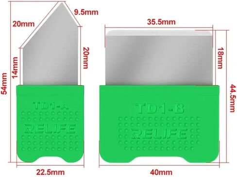 2Pcs LCD Screen Repair Disassembly Tools，Electronics Prying & Opening Tool，Spudger Opening Pry Tool,Anti-Slip LCD Screen Middle Frame Opening Blade Set for Mobile Phone Tablet Repair in Saudi Arabia