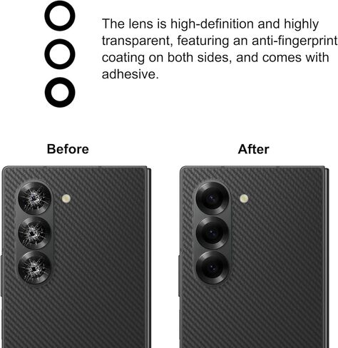 GREEN FUSION 3PCS Rear Camera Lens Glass Replacement Part Compatible with Galaxy Z Fold 6, with Tools & Instruction in Saudi Arabia