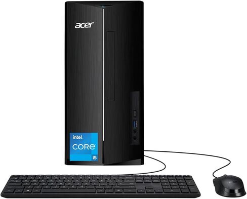 كمبيوتر سطح المكتب acer Aspire • معالج Intel Core i5-14400 ذو 10 نواة • ذاكرة DDR5 سعة 16 جيجابايت • محرك أقراص SSD سعة 1 تيرابايت • Office 365 للويب • 2X HDMI • Wi-Fi 6E • قارئ بطاقة SD • لوحة مفاتيح وماوس سلكيان • Windows 11 in Saudi Arabia