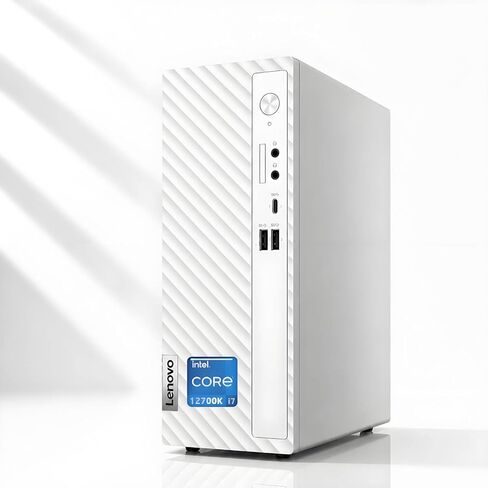 كمبيوتر مكتبي Lenovo IdeaCentre Business، Intel i7-12700K (12 نواة، 20 خيط)، ذاكرة الوصول العشوائي DDR5 سعة 64 جيجابايت، 2 تيرابايت PCIe SSD+1 تيرابايت HDD، قارئ بطاقة SD، تصميم فائق الهدوء، دعم الشاشة المزدوجة، USB-C، إيثرنت، Windows 11 in Kuwait