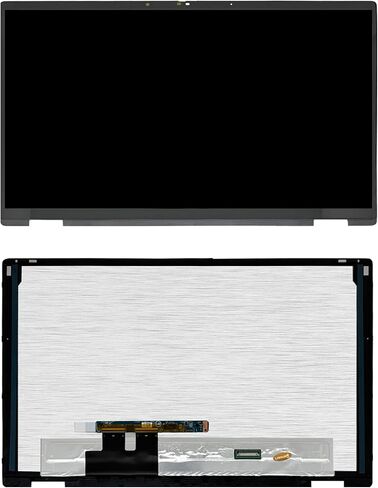 متوافق مع HP OmniBook X Flip 2-in-1 16-as0013dx 16-as0023dx 16-as0033dx 16-as 16t-as 16t-as0xx (غير OLED) 1920x1200 شاشة LCD تعمل باللمس إطار مجموعة محول رقمي مع لوحة تعمل باللمس in Kuwait