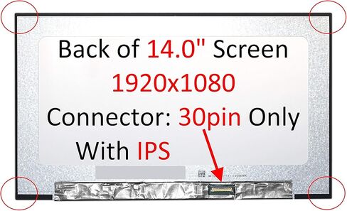 New LCD Replacement Screen FHD 1920x1080 (Non Touch) 14.0 Inch B140HAN04.D IPS 30 Pin Matte for HP Probook 440 G8 for Laptop/Display/Screen/LCD Application in Saudi Arabia