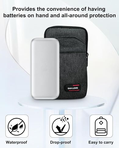 OLCLSS Carrying Bag for Apple Vision Pro-Accessories with high quatility bag,tool,water-poor,all around-protect, Battery case only compatible with Apple vision pro battery in Saudi Arabia