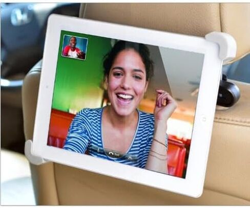 مسند رأس السيارة حامل المقعد الخلفي متوافق مع Amazon Fire HD 7، 8 Kids Plus Pro (12th Gen 2022)/Fire HD 8 (12th Gen 2022)، قاعدة تثبيت للكمبيوتر اللوحي مهد دوار in Saudi Arabia