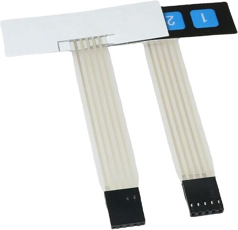 4PCS 1x4 White Matrix Membrane Switch with FPC Circuit for Single Chip Microcomputers Expansion Keyboard in Saudi Arabia