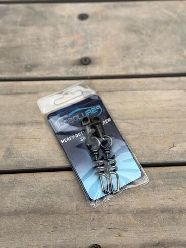 Lobo Lures Quick Release Heavy Duty Aussie Style Ball Bearing Dredge Corkscrew Swivels HD Marlin Tackle 500lb Test in Saudi Arabia