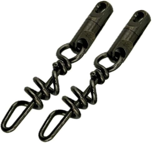 Lobo Lures Quick Release Heavy Duty Aussie Style Ball Bearing Dredge Corkscrew Swivels HD Marlin Tackle 500lb Test in Saudi Arabia