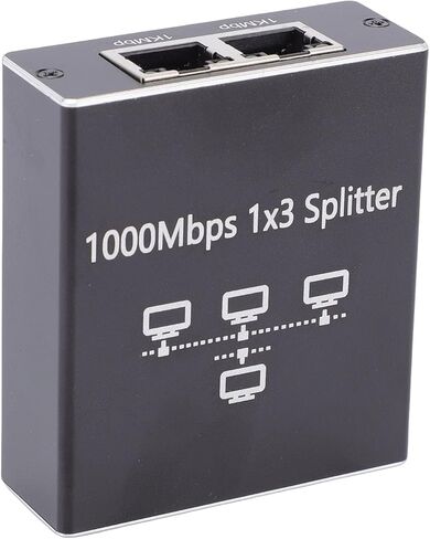 1000Mbps Gigabit Ethernet Splitter 1 to 3, High Speed Network Splitter RJ45 Internet Ethernet Switch, RJ45 Gigabit Cable for PC, Laptop in Saudi Arabia