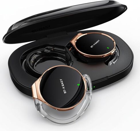 Wireless Headphones with Ear Hooks, 52Hrs Playtime, Open Ear Headset Bluetooth 5.4, Lightweight Headphones, Clip-On Ear Design, Dual Device Pairing, for Workouts in Saudi Arabia