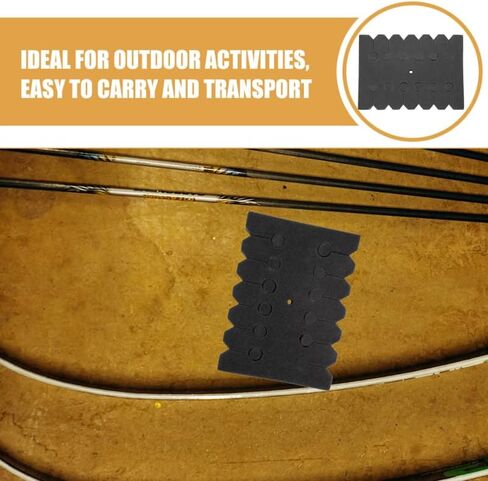 Bow Arrow Sponge Pad 6-Pack Lightweight Foam Arrow Separators Soft Padding for Archery Holder Indoor Outdoor Hunting Accessories Organization in Saudi Arabia