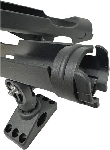 Quick Release Fishing Rod Holder (2 Pack) – Universal Boat Mount Compatible with Scotty® Systems, Marine-Grade Polymer, Compact Low Profile Design for Trolling & Storage in Saudi Arabia