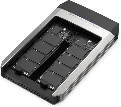 حاوية WAVLINK 20 جيجابت في الثانية Dual-Bay M.2 NVMe SSD واستنساخ غير متصل بالإنترنت، USB 3.2 Gen2x2 USB-C، يدعم 2X 4 تيرابايت (إجمالي 8 تيرابايت)، استنساخ بنقرة واحدة بدون جهاز كمبيوتر، M-Key 2230/2242/2260/2280، لأجهزة Mac وWindows ST348 in Kuwait