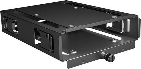 be quiet! HDD Cage 2, Cage for Selected be quiet! Enclosures, Vibration Reduced Operation of HDDs and up to 2 SSDs, Decoupled Clips, Easy Assembly, BGA11 in Saudi Arabia