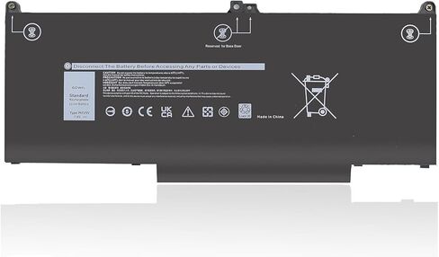 استبدال بطارية MXV9V لجهاز Dell Latitude 5300 E5300 5310 E5310 7300 E7300، Latitude 5300/5310 2 في 1، 7300/7306 2 في 1 سلسلة سوداء P96G P97G P99G P100G 5VC2M 829MX 7.6V 60Wh in Kuwait
