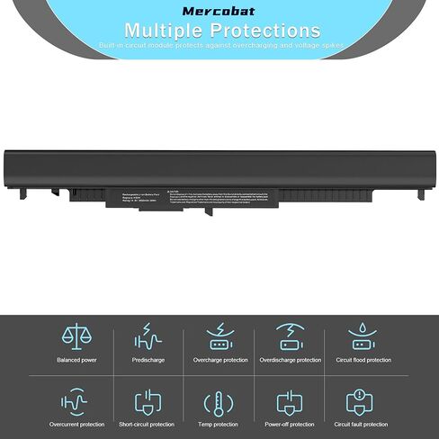 Battery Replacement for HP HS04 HS03 807957-001 807956-001 fit HP Pavilion 240 245 246 250 255 G4 G5 Notebook 15-af13dx 15-ay039wm 15-ac121dx HSTNN-LB6U HSTNN-LB6V 807611-421 807611-131 in Kuwait
