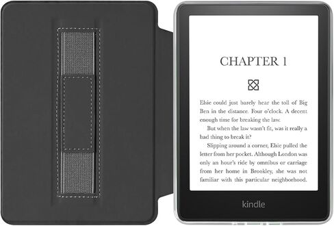 MOROCK Detachable Magnetic Case for 6" Kindle Paperwhite 10th Generation 2018 Release(Model No. PQ94WIF), Slim PU Leather and PC Clear Back Cover with Hand Strap, Auto Wake/Sleep, Misty Blue in Kuwait