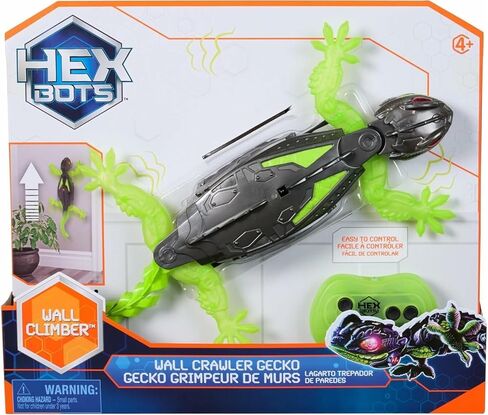 Hex Bots - Wallcrawler Gecko: Lagarto Geco Wall Remober - REBOT REMOTE REBOT القابلة لإعادة الشحن - 6070281 - هدية لمدة 4 سنوات + - ألعاب الأطفال 4 سنوات + in Kuwait