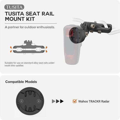 TUSITA Seat Rail Mount Kit Compatible with Wahoo TRACKR Radar in Saudi Arabia