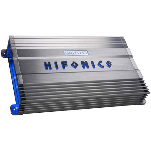 Hifonics BG-2200.1D Brutus Gamma Monoblock 2200 Watt Car Audio Sound System Subwoofer Speaker Amplifier & QPower Super Flex 4 Gauge Amp Wiring Kit in Saudi Arabia