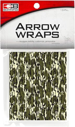 Bohning 4" Camo Arrow Wraps, X-Small, Mossy Oak Bottomland in Saudi Arabia