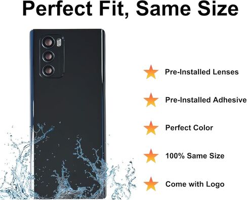 Compatible with LG Wing 5G Back Cover, Replacement Back Housing with Repair Tool Kit & Guide, Aurora Gray in Saudi Arabia