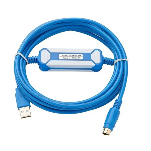 FX-USB-AW لكابل برمجة PLC كابل تنزيل الاتصالات FX3U FX3G (الإصدار المطلي بالذهب) in Kuwait