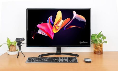Manhattan Wireless USB Keyboard and Mouse Combo Set - Full-Size, Scissor Key Design, Quiet Typing, 1200 DPI Optical Mouse, Plug & Play Compatibility - 180788 in Saudi Arabia