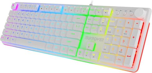 iBUYPOWER Chimera KM10 RGB مجموعة لوحة مفاتيح وماوس للألعاب - أبيض in Saudi Arabia