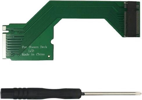 For Steam Deck LCD Handheld M.2 NVMe PCIe 4.0 2230 to 2280 SSD Hard Drive Adapter Expansion Card,Modified 2280 Replacement 2230 SSD Converter Board,for Steam Deck Handheld Expandable High Storage Card in Saudi Arabia