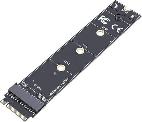 12 16 Pin SSD to M2 Key M Adapter Card, Replacement for OS X Laptop 2013 2017 with PCIe 4.0 High Speed Transfer, Support 11 OS X Systems in Saudi Arabia