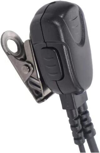 قطعتان من سماعات الأذن اللاسلكية المتوافقة مع سماعات Midland GXT1000VP4 LXT600VP3 GXT1050VP4 GXT1000XB مع ميكروفون PTT Security على شكل D in Kuwait