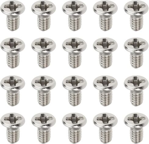 ECSiNG 40 قطعة M2x4mm فيليبس مسامير تثبيت من الفولاذ المقاوم للصدأ للوحات الأم وأجهزة الكمبيوتر المحمولة NVMe M.2 SSD in Saudi Arabia